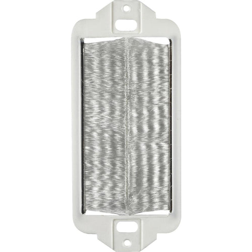 Leviton Decora White Brush Passthrough Wall Plate Insert