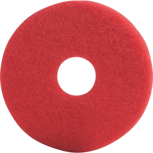 Lundmark 13 In. High Gloss Red Scrub Pad
