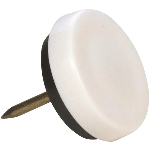 Magic Sliders 1-1/8 In. Round Nail on Furniture Glide,(4-Pack)