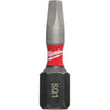 Milwaukee Shockwave #1 Square Recess 1 In. Insert Impact Screwdriver Bit