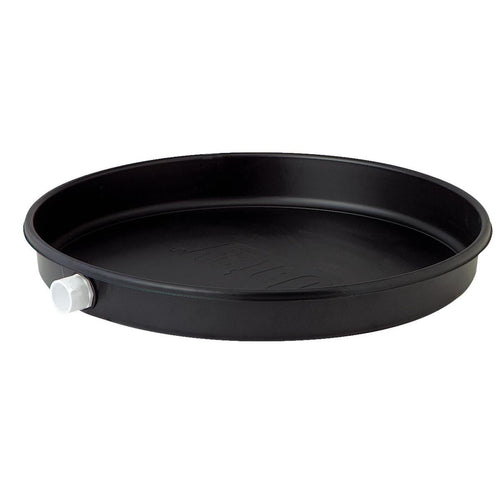 Oatey 20 In. Dia. Plastic Water Heater Drain Pan with 1 to 1-1/2 PVC Adaptor