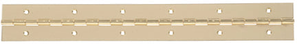 30X1-1/2  BRASS PLATED CONT HINGE