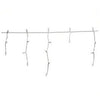 Staylit Icicle Light Set, Clear/White Wire, 150-Ct.