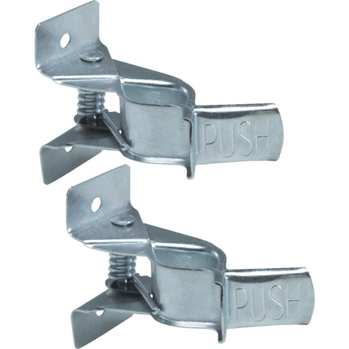 Rust-Resistant Zinc Spring Clip Hook (2 Pack)