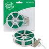 Smart Savers 100 Ft. Green Rubber Twist Tie