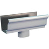 Spectra Metals 5 In. K Style Aluminum White Gutter Drop Outlet