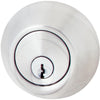 Steel Pro Satin Chrome Kwikset Double Cylinder Deadbolt