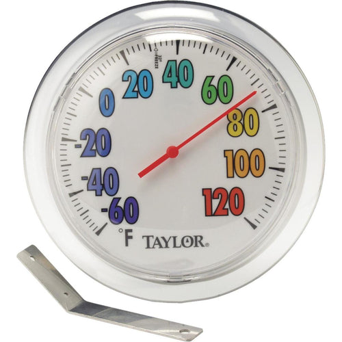 Taylor 6 Fahrenheit -60 To 120 Outdoor Wall Thermometer with Bracket