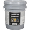 Traffic And Zone White Latex 5 Gal Traffic Paint