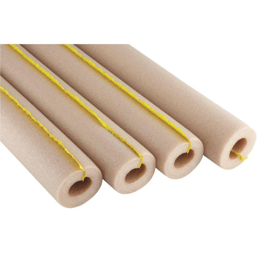 Tundra 1/2 In. Wall Self-Sealing Polyethylene Pipe Insulation Wrap, 3/4 In. x 3 Ft. (4-Pack) Fits Pipe Size 3/4 In. Copper / 1/2 In. Iron