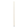 Waddell 60 In. Metal Threaded Wood Broom Handle