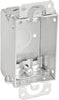 Southwire 3 X 2 Switch Box 1-1/2 Deep Gangable W/ Romex Clamps