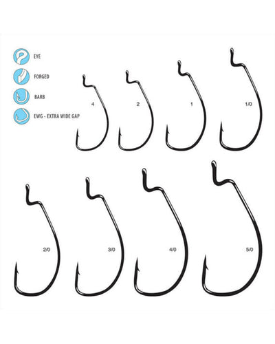 Gamakatsu Worm Extra Wide Gap (EWG)