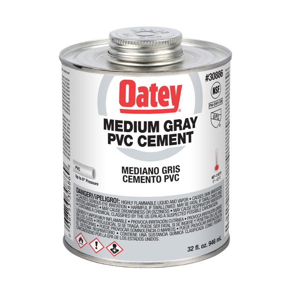 Oatey® Medium Gray PVC Cement