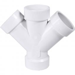 Genova Products PVC DWV Fittings Double Wye