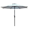 Belmont Market Umbrella, Navy Olefin Fabric, 9-Ft.