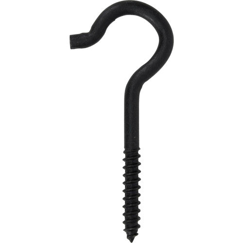 Hillman Durasteel Ceiling Hook Flagged Black (#0 x 4-15/16) 110 lbs