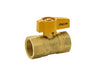 BK Products Brass 3/4-in FIP x 3/4-in FIP Gas Valve
