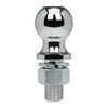 TowSmart Class 3 5,000 lb. 2 in. Ball Diameter, 1 in. Shank Diameter, 2 in. Shank Length Chrome Trailer Hitch Ball