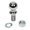 TowSmart Class 3 5,000 lb. 2 in. Ball Diameter, 1 in. Shank Diameter, 2 in. Shank Length Chrome Trailer Hitch Ball