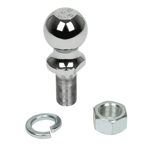 TowSmart Class 3 5,000 lb. 2 in. Ball Diameter, 1 in. Shank Diameter, 2 in. Shank Length Chrome Trailer Hitch Ball