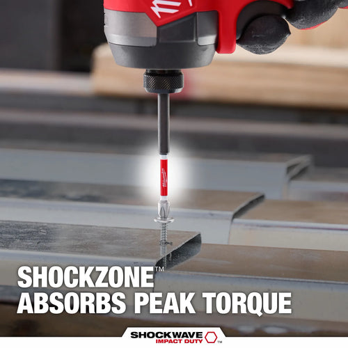 Milwaukee SHOCKWAVE™ Impact Duty 2 Phillips #1 Power Bits Bulk 25