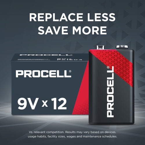 Duracell Procell Alkaline 9V Batteries
