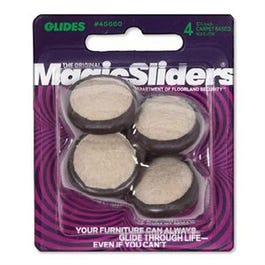 Chair Carpet Glides, Nail-On, 1.25-In., 4-Pk.