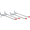 4 In. Double Arm Safety Tip Straight Pegboard Hook (2-Count)
