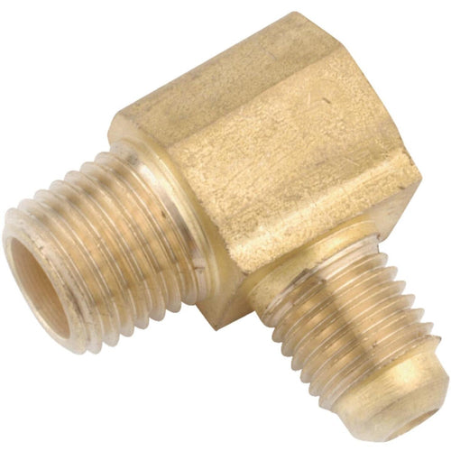 Anderson Metals 1/4 In. x 1/8 In. 90 deg Male Flare Brass Elbow