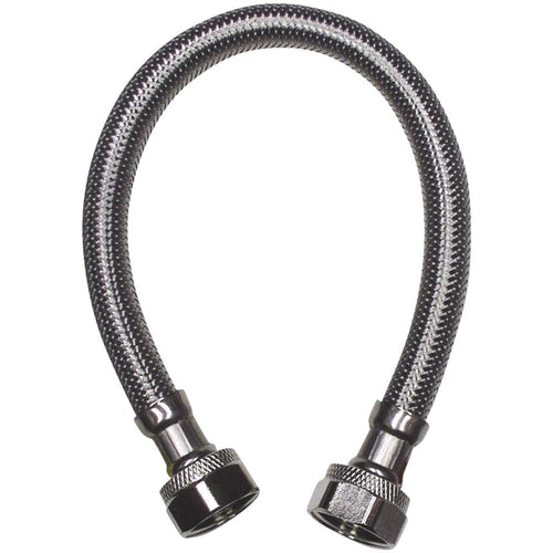 B&K 1/2 In. F X 1/2 In. OD X 12 In. L Stainless Steel Faucet Connector