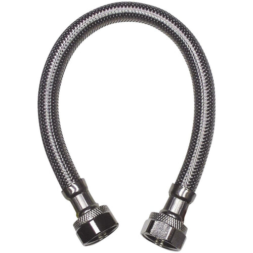 B&K 1/2 In. F X 1/2 In. OD X 16 In. L Stainless Steel Faucet Connector