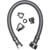 B&K 20 In. Universal Kit Stainless Steel Faucet Connector