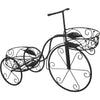 Best Garden Black Powder-Coat Steel 22 In. H. Tricycle Plant Stand