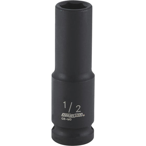 Channellock 1/2 In. Drive 1/2 In. 6-Point Deep Standard Impact Socket