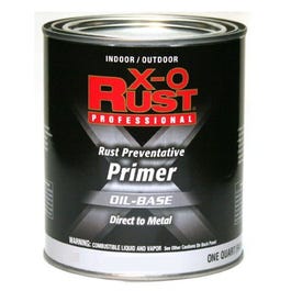 Metal Primer, Oil-Base, Interior/Exterior, Red, 1-Qt.