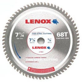 Metal-Cutting Circular Saw Blade, 7.25-In. x 68TPI