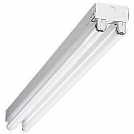 Fluorescent Strip Light, T8, Commercial, 2-Lamp, 4-Ft., 64-Watt