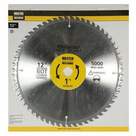 Precision Cutoff Circular Saw Blade, 60 Teeth, 12-In.