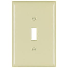 Ivory 1-Toggle Oversize Wall Plate