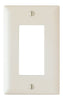 Pass & Seymour Thermoplastic One Gang Decorator Wall Plate, Light Almond