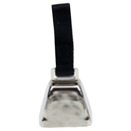 Dog Cow Bell, Nickel-Plated, Large