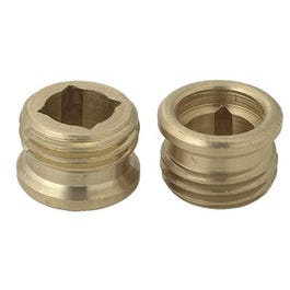 Bibb Faucet Seat, American Brass, Lead-Free Brass, 1/2-In. x 20 Thread, 2-Pk.