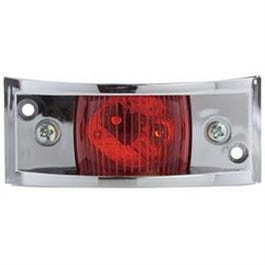 Armored Marker Light, Metal Housing, Red