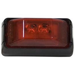 LED Trailer Marker Light Kit, Red, 2.5 x 1.25-In.