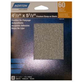 Premium Clamp-On Sheets, 80 Grit, 4-Ct.