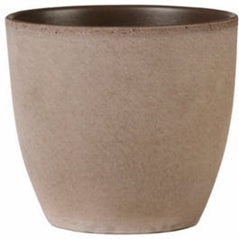 Ceramic Planter, Indoor, Earth, 6.25 x 5.5-In.