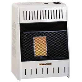 Infrared Wall Heater, Natural Gas, Vent-Free, 6,000-BTU