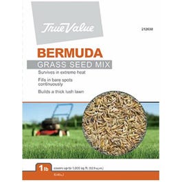 Grass Seed, Unhulled Bermuda, 1-Lb., Covers 225 Sq. Ft.