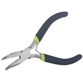 Mini Pliers, Bent-Nose, 5-In.